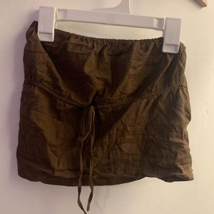 brandy strapless tie top